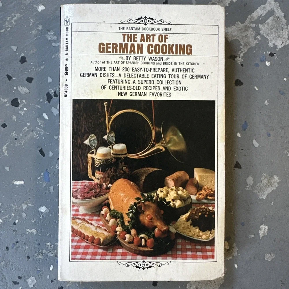 The Art of German Cooking 1969 Cookbook - Paperback *GOOD* VTG Condition